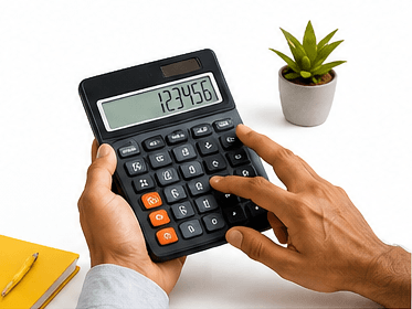 Using a calculator for salary structure